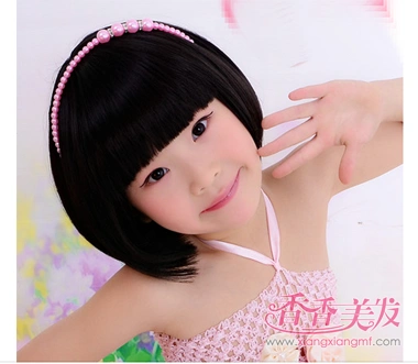 女宝宝蘑菇头发型图片 小宝贝蘑菇头扎头发