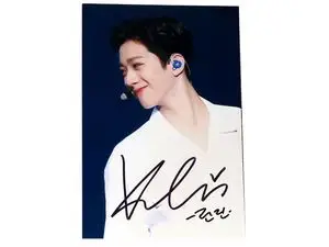 wanna one 赖冠霖 亲笔签名照片 6寸宣传照 2019.4.11 01