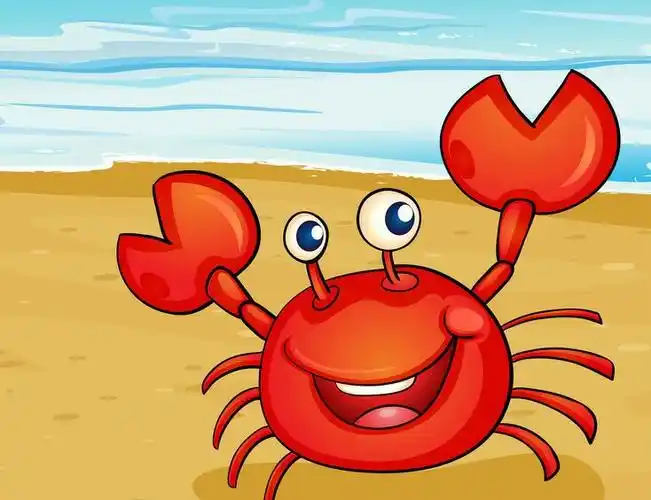 《开心的小螃蟹》——香城镇中心幼儿园中二班美工活动