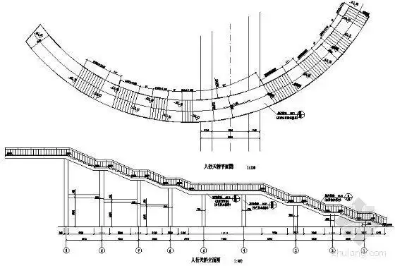 人行天桥施工详图