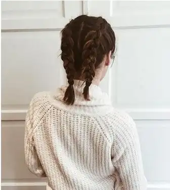 学泰妍diy法式双辫编发清新养眼的秋季发型