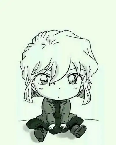 q版灰原哀简笔画