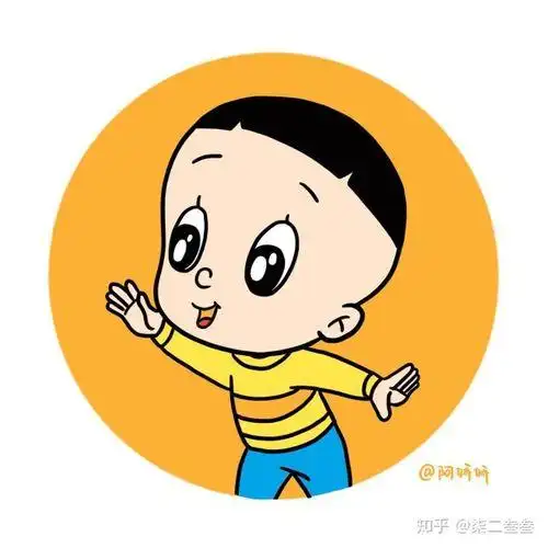 天天乐大头儿子简笔画