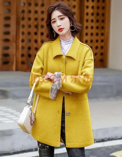 女装 毛呢大衣 古莱登(godlike) 捡漏爆款鄂尔多市斯产品牌女装毛呢