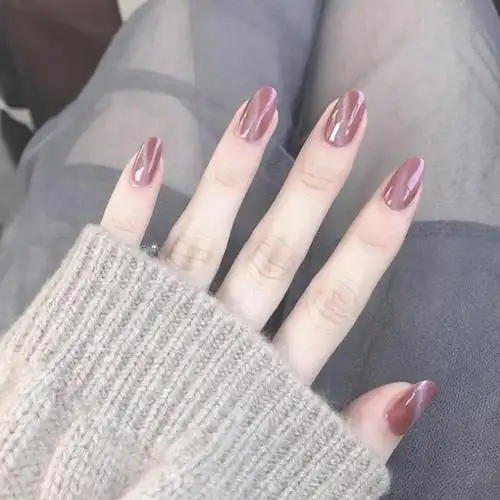 指甲贴片2021新款直接贴的显手白仙气美甲成品夏天高级网红可拆卸