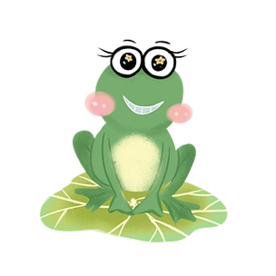 卡通小青蛙矢量素材