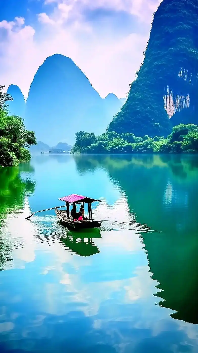 遇见你是我最美的风景,点赞就送你一次桂林山水的约会!#治愈系 - 抖音