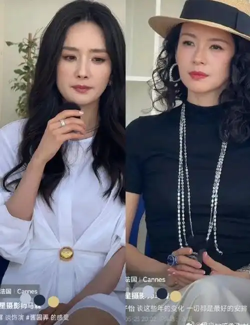 前两张还在感叹章子怡的顶级骨相,第三张对比之下巩俐真的太震撼了!