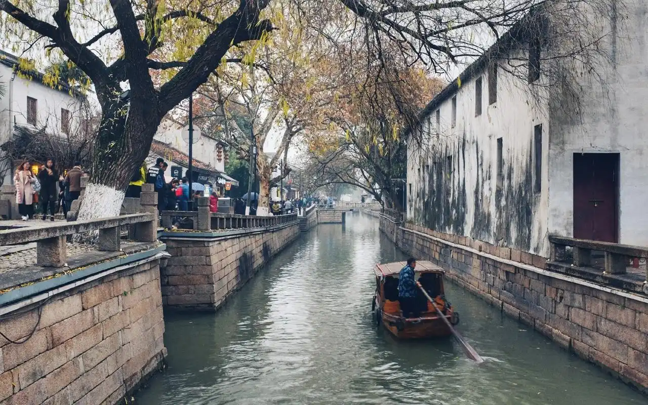 江南水乡古镇唯美城市风光高清壁纸