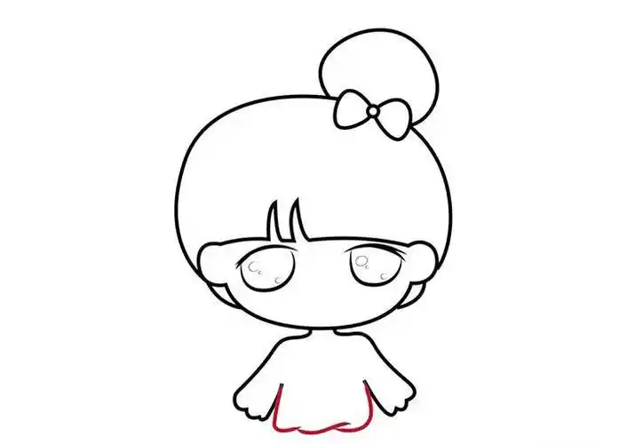 画可爱的卡通人物萌小希简笔画教程简笔画大全