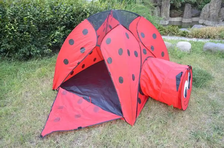 瓢虫帐篷儿童帐篷游戏屋室内小帐篷玩具女孩公主房婴儿宝宝男孩家