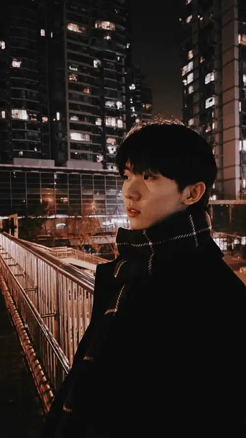 马嘉祺天桥夜景随拍