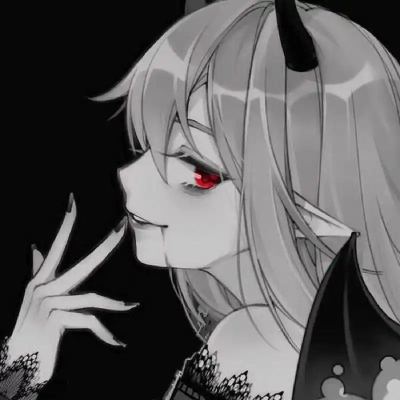 分享98黑白动漫头像 女生