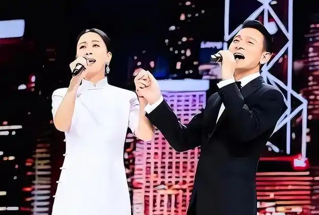 四大天王之一的张学友内地的演唱会,那英会专门去捧场.