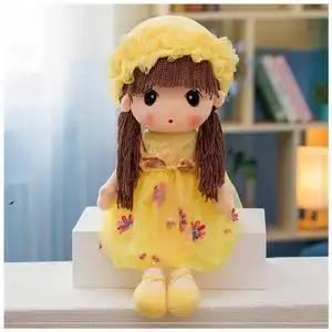 布姓娃玩具女孩布娃娃女可爱洋娃小宝宝玩的布娃娃女孩公主小女.