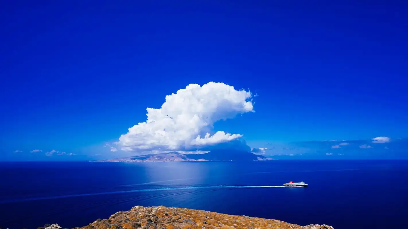 爱琴海浪漫迷人的自然风景高清图片桌面壁纸