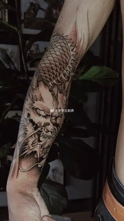 天津纹身店##天津纹身##东刺青##天津东刺青##纹身图案##龙纹身图案