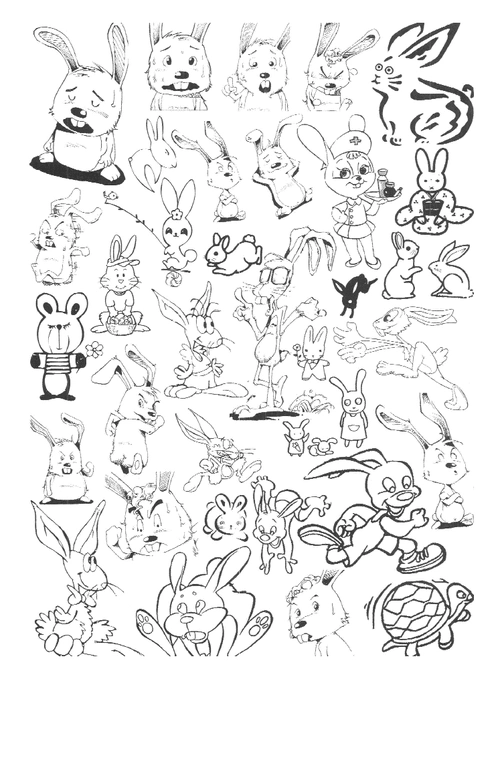 动物卡通画练习答案