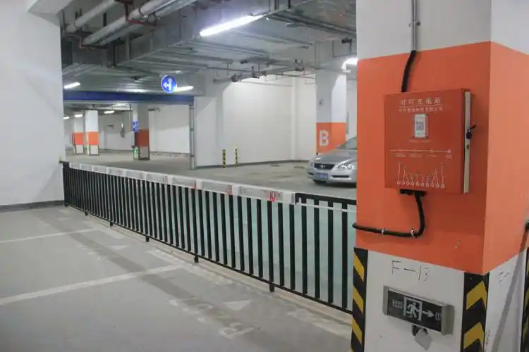 叮叮电瓶车充电桩地下车库安装案例展示