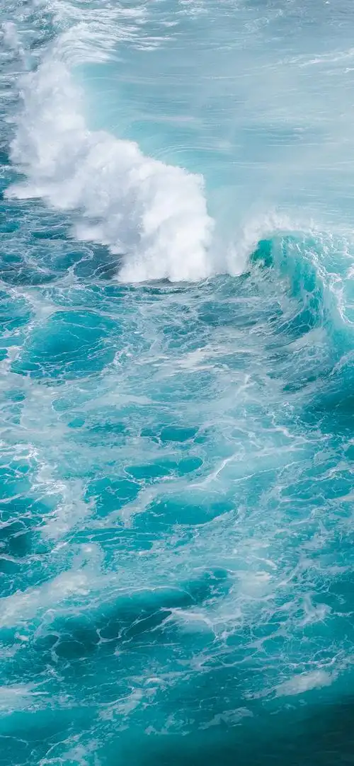 俯瞰下的海洋世界最美手机壁纸小清新