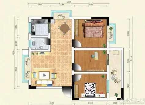 房子平面图简笔画