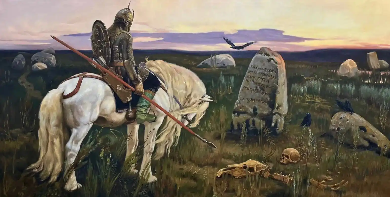 近期油画作品 《十字路口的勇士》尺幅157*89 伦勃朗油画 - 抖音