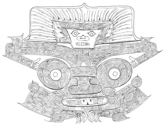 神人兽面像(神徽)神人兽面像(神徽)在良渚文化中有着特殊的地位,它被