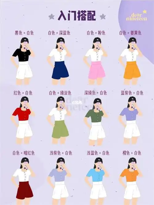 衣服颜色搭配