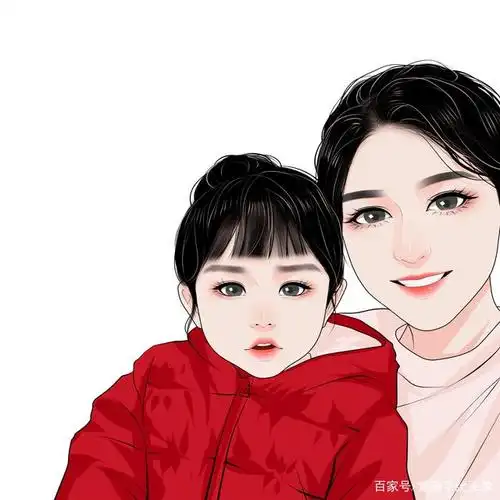 分享一组母亲节头像,真人手绘头像,母亲的爱 妈妈,请原谅我不善言辞