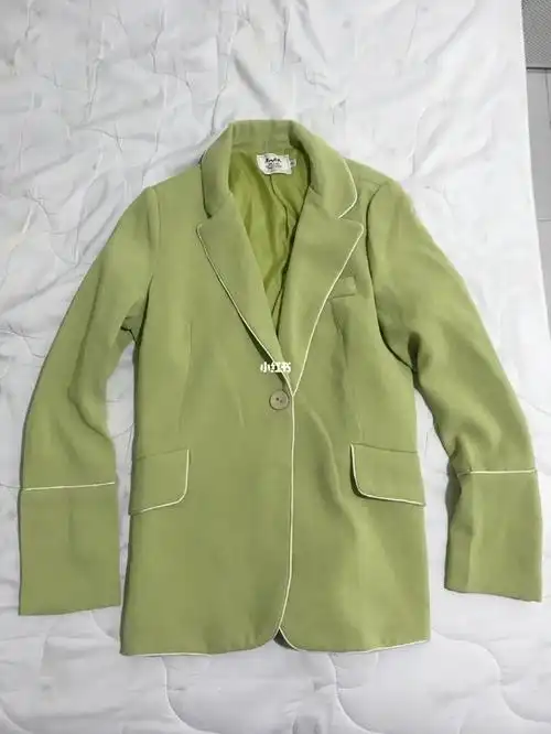 出超好质量苹果绿西装外套rm50