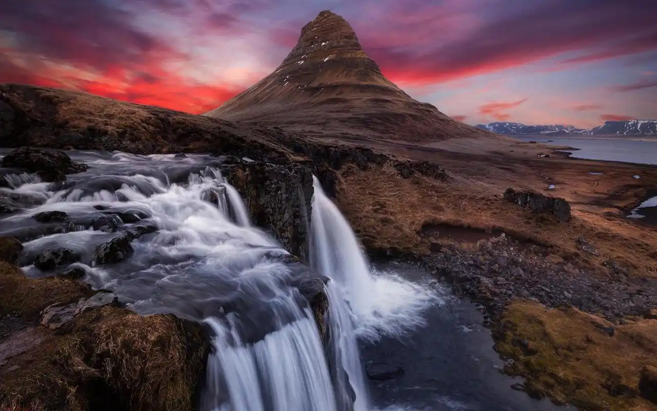 冰岛基尔丘山(草帽山)图片壁纸高清大图预览1920x1200_风景壁纸下载