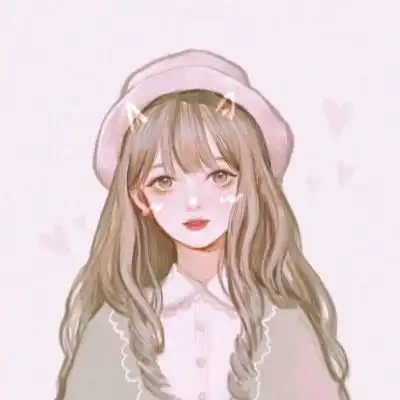 微信手绘女头像可爱/小清新 沫沫然