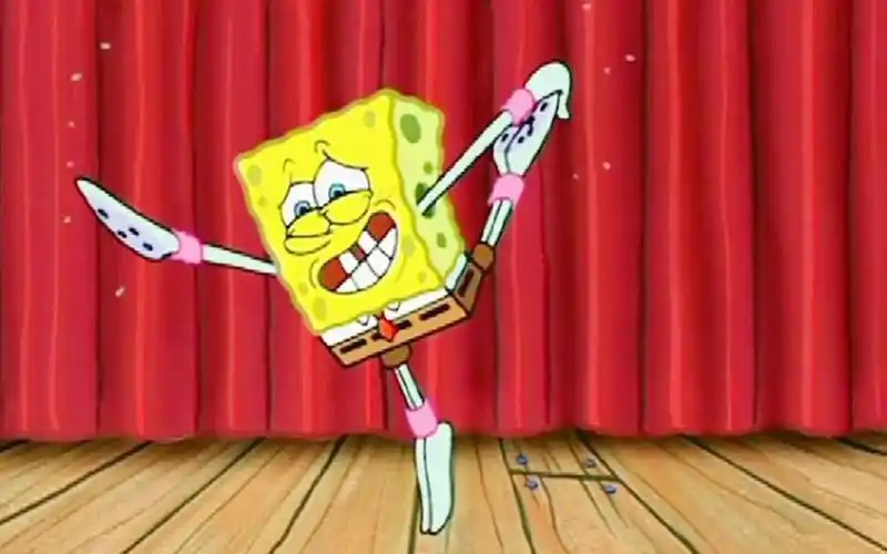 海绵宝宝融合章鱼哥参加跳舞比赛,结果控制不了,身体抽筋了!