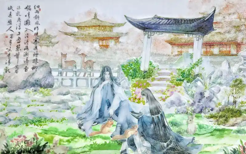 【古风拼贴】01.春日_哔哩哔哩 (゜-゜)つロ 干杯~-bilibili