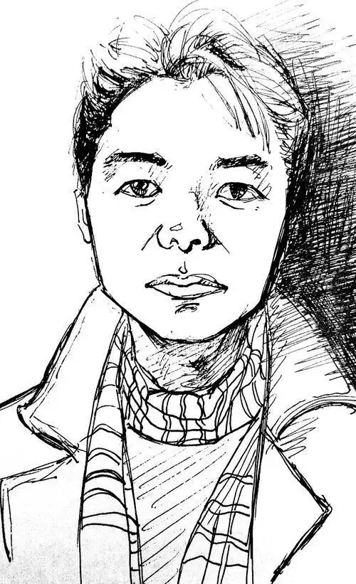 肖像画简笔画女人物肖像素描简笔画肖像画简笔画女添画人像简笔画色彩