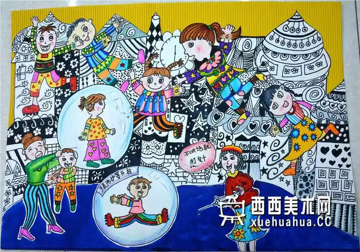 二等奖获奖科幻画《儿童防侵智能报警手表》赏析