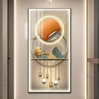 卫亮入户玄关装饰画轻奢现代高档简约客厅墙上装饰壁画走廊过道挂画