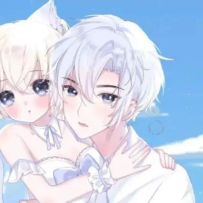 小孩/情头12月10日女主角09动漫情侣头像一对两张/阳光果12月10日松