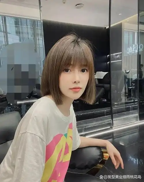 齐下巴头越剪越好看