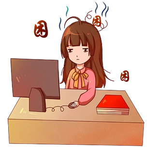 卡通人物可爱小女孩小清新插画可商用元素排序:版式