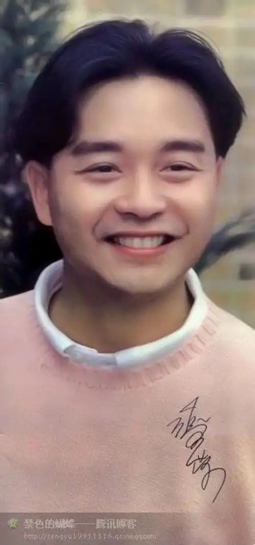 有哪个男人能想哥哥这样笑得如此让人心醉,我最爱的就是张国荣这张了