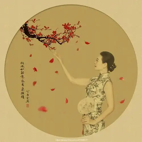 【中国风工笔画意人像摄影图片】人像摄影_太平洋电脑网摄影部落