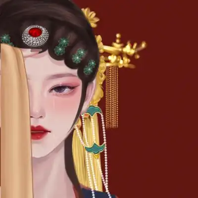 苏柒戏子手绘女头