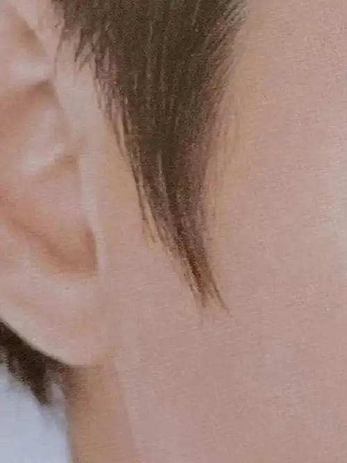 拼图是谁的这么优越的五官和可爱的鬓角