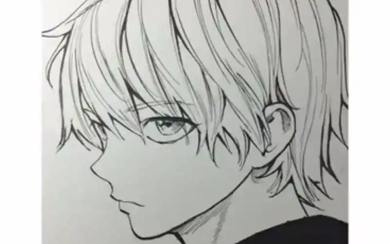 画师吉村拓也手绘侧颜