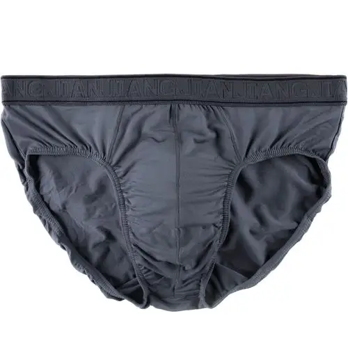 健将男士内裤三角裤莫代尔纯色透气短裤中腰裤衩性感男三角内裤