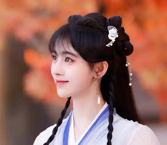 鞠婧祎最近的电视剧剧照_鞠婧祎再次饰演古代美人,携手"花容"演绎仙女