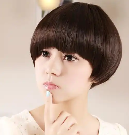 个性,时尚的2014可爱锅盖头短发图片