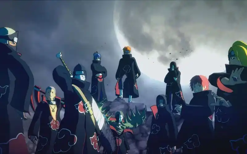 【4k】【火影忍者 究极风暴:羁绊】tv配乐 无ui 全人物演示 全奥义 第