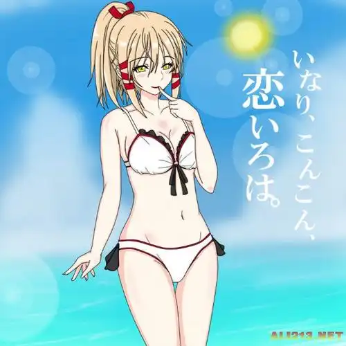 骄阳萌妹为你解暑 二次元泳装少女福利图欣赏